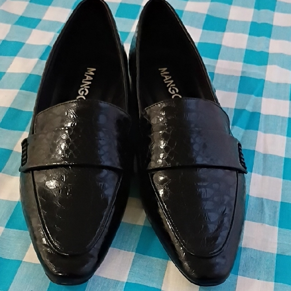 Mango Men's Black Loafers